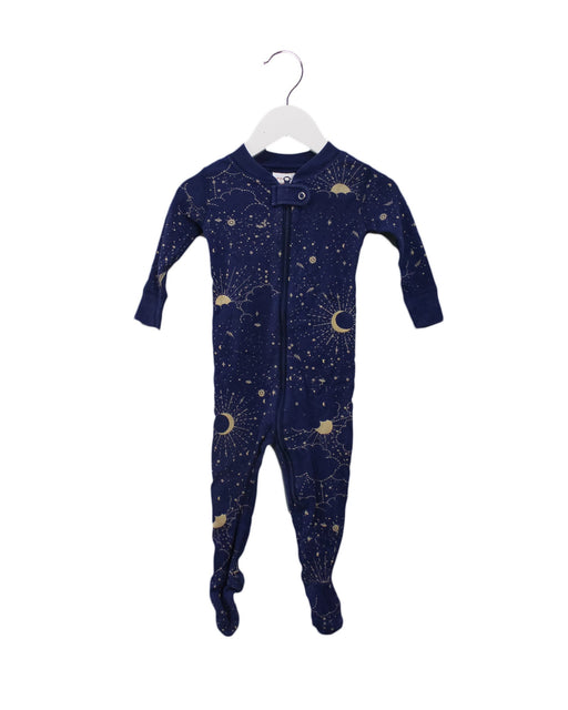 A Navy Onesies from Hanna Andersson in size 3-6M for boy. (Front View)