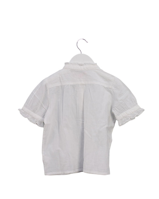 A White Shirts from Bonpoint in size 4T for girl. (Back View)