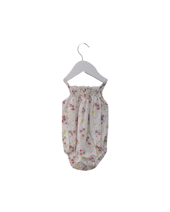 A Multicolour Sleeveless Bodysuits from The Little White Company in size 0-3M for boy. (Back View)