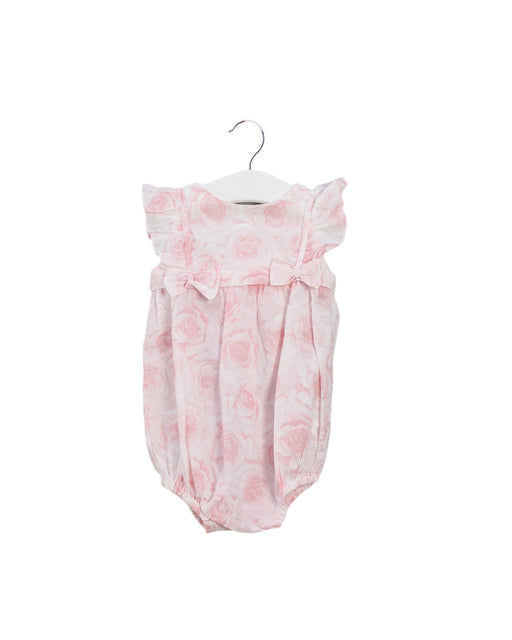 A Pink Sleeveless Bodysuits from Nanan in size 3-6M for girl. (Front View)