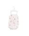 A White Sleeveless Bodysuits from Babu in size 0-3M for girl. (Front View)
