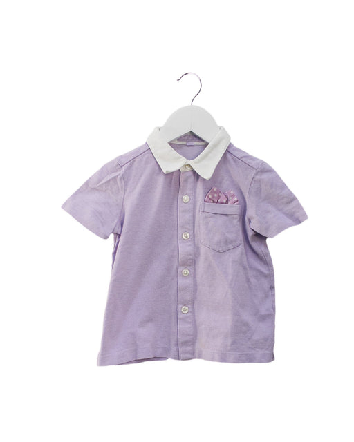 A Purple Shirts from Nicholas & Bears in size 2T for boy. (Front View)