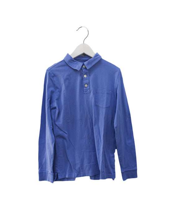 A Blue Long Sleeve Tops from Crewcuts in size 10Y for boy. (Front View)