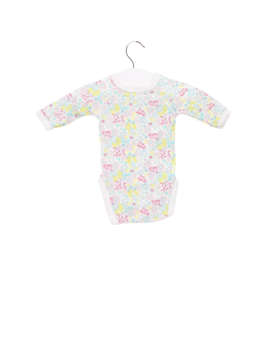 A Multicolour Long Sleeve Bodysuits from Petit Bateau in size Newborn for girl. (Back View)