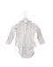A White Long Sleeve Bodysuits from Petit Bateau in size 12-18M for girl. (Back View)
