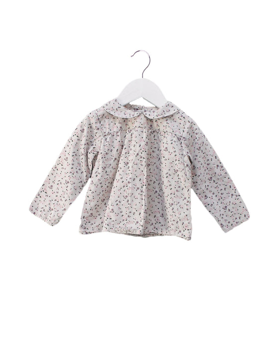 The Little White Company Long Sleeve Top 9-12M