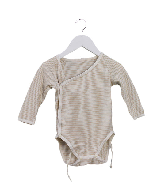 A Beige Long Sleeve Bodysuits from Primeval in size 18-24M for neutral. (Front View)