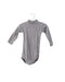 A Grey Long Sleeve Bodysuits from Petit Bateau in size 3-6M for boy. (Front View)