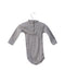 A Grey Long Sleeve Bodysuits from Petit Bateau in size 3-6M for boy. (Back View)