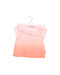 A Pink Short Sleeve Tops from Mides in size 6-12M for girl. (Front View)