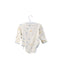 A Ivory Long Sleeve Bodysuits from Primeval in size 3-6M for girl. (Back View)