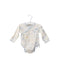 A Ivory Long Sleeve Bodysuits from Primeval in size 3-6M for girl. (Front View)
