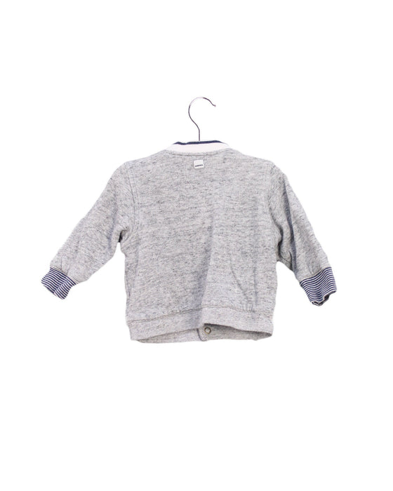 A Grey Lightweight Jackets from Catimini in size 3-6M for boy. (Back View)