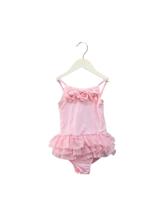 A Pink Sleeveless Bodysuits from Angel's Face in size 4T for girl. (Front View)