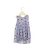 A Blue Sleeveless Dresses from DPAM in size 6-12M for girl. (Back View)