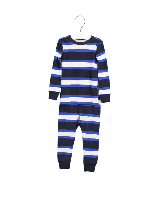 A Blue Pyjama Sets from Crewcuts in size 2T for boy. (Front View)