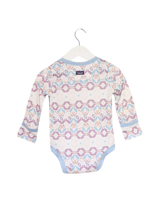 A Multicolour Long Sleeve Bodysuits from Patagonia in size 3-6M for girl. (Back View)