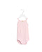 A Pink Sleeveless Bodysuits from Petit Bateau in size 3-6M for girl. (Front View)