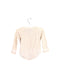 A Beige Long Sleeve Bodysuits from Natures Purest in size 0-3M for girl. (Back View)