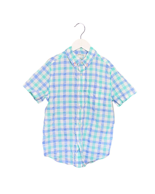 A Blue Shirts from Crewcuts in size 10Y for boy. (Front View)