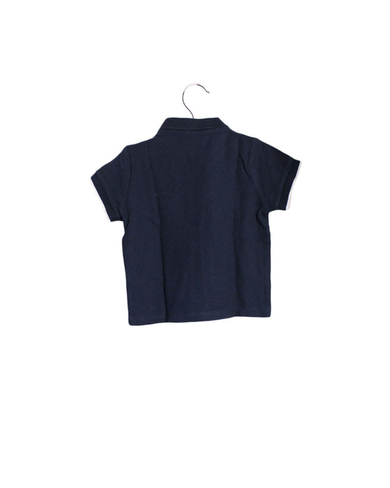 A Navy Short Sleeve Polos from Vertbaudet in size 12-18M for boy. (Back View)