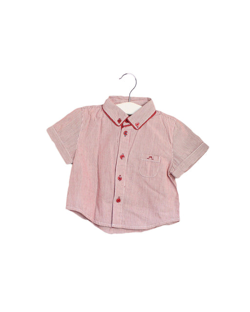 A Red Shirts from Château de Sable in size 6-12M for boy. (Front View)