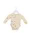 A Yellow Long Sleeve Bodysuits from Konges Sløjd in size 0-3M for girl. (Front View)