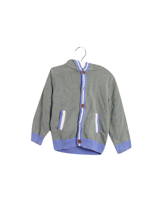 A Grey Lightweight Jackets from Jacadi in size 18-24M for boy. (Front View)