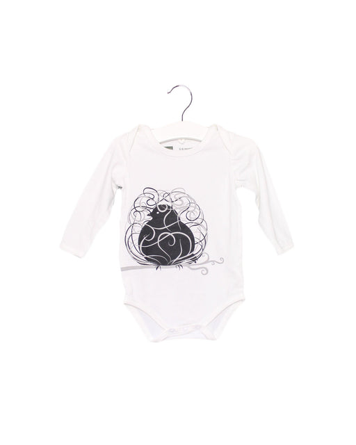 A White Long Sleeve Bodysuits from Mothers en Vogue in size 0-3M for girl. (Front View)