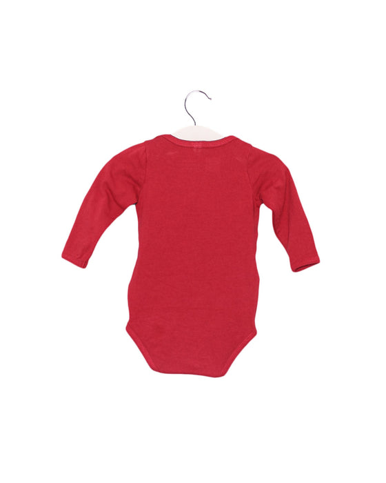 A Red Long Sleeve Bodysuits from Mothers en Vogue in size 0-3M for girl. (Back View)
