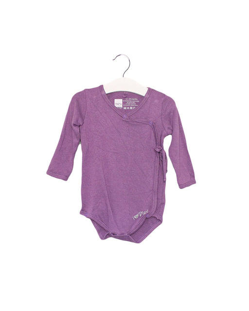 A Purple Long Sleeve Bodysuits from Mothers en Vogue in size 12-18M for girl. (Front View)