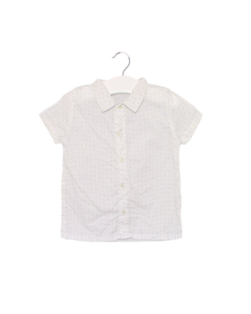 A White Shirts from Monoprix in size 6-12M for boy. (Front View)