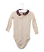 A Beige Long Sleeve Bodysuits from Sergent Major in size 6-12M for girl. (Front View)