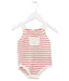 A Pink Sleeveless Bodysuits from Seed in size 3-6M for girl. (Front View)