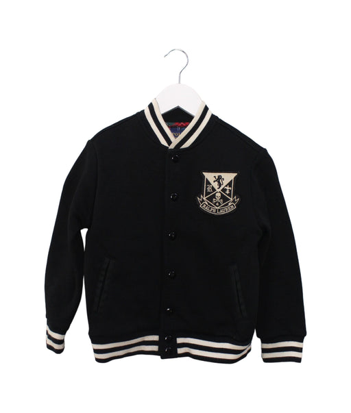 A Black Lightweight Jackets from Polo Ralph Lauren in size 4T for boy. (Front View)