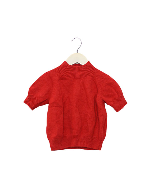 A Red Shirts from COS in size 2T for girl. (Front View)