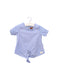 A Blue Short Sleeve Tops from 7 For All Mankind in size 12-18M for girl. (Front View)