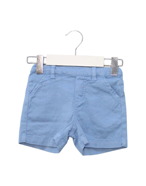 A Blue Shorts from Tartine et Chocolat in size 6-12M for boy. (Front View)