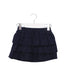 A Navy Short Skirts from Petit Bateau in size 4T for girl. (Front View)