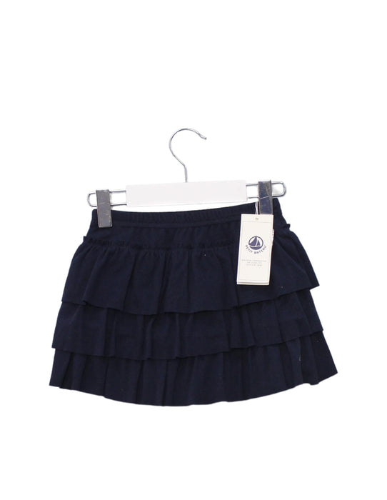 A Navy Short Skirts from Petit Bateau in size 4T for girl. (Back View)