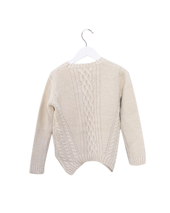 A Beige Knit Sweaters from Mayoral in size 4T for girl. (Back View)