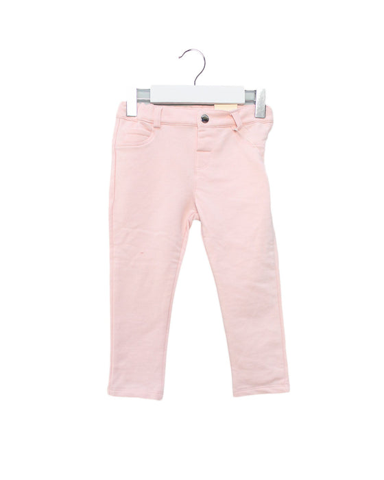 A Pink Casual Pants from Mayoral in size 3-6M for girl. (Front View)