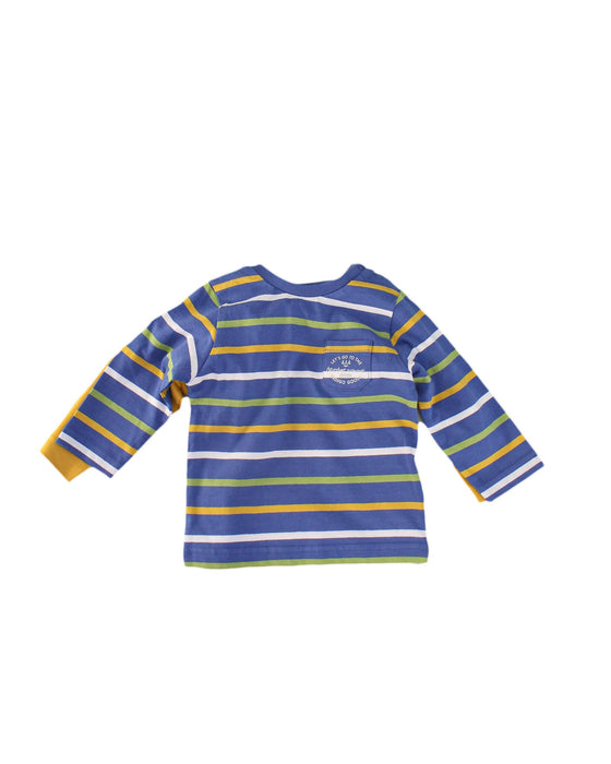 A Blue Long Sleeve Tops from Mayoral in size 3-6M for boy. (Back View)