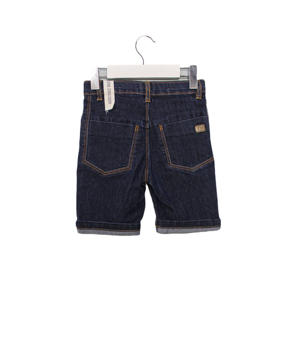 A Blue Shorts from IKKS in size 4T for boy. (Back View)