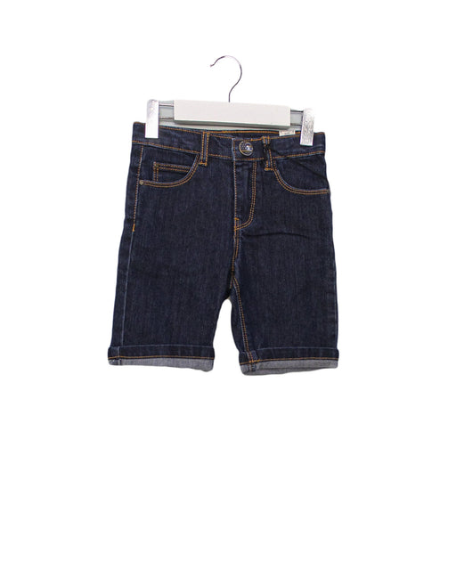A Blue Shorts from IKKS in size 4T for boy. (Front View)