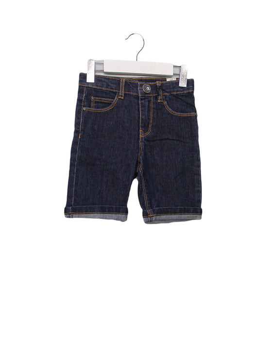 A Blue Shorts from IKKS in size 4T for boy. (Front View)