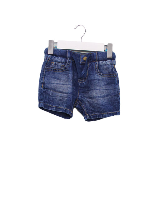 A Blue Shorts from Mayoral in size 6-12M for boy. (Front View)