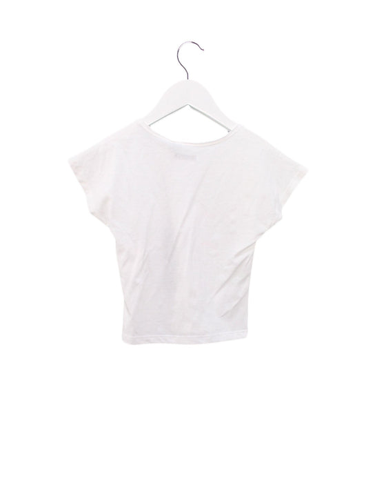 A White Short Sleeve T Shirts from IKKS in size 2T for girl. (Back View)