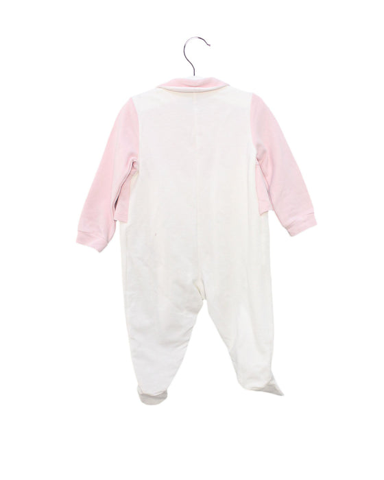 A Pink Long Sleeve Jumpsuits from Il Gufo in size 6-12M for girl. (Back View)