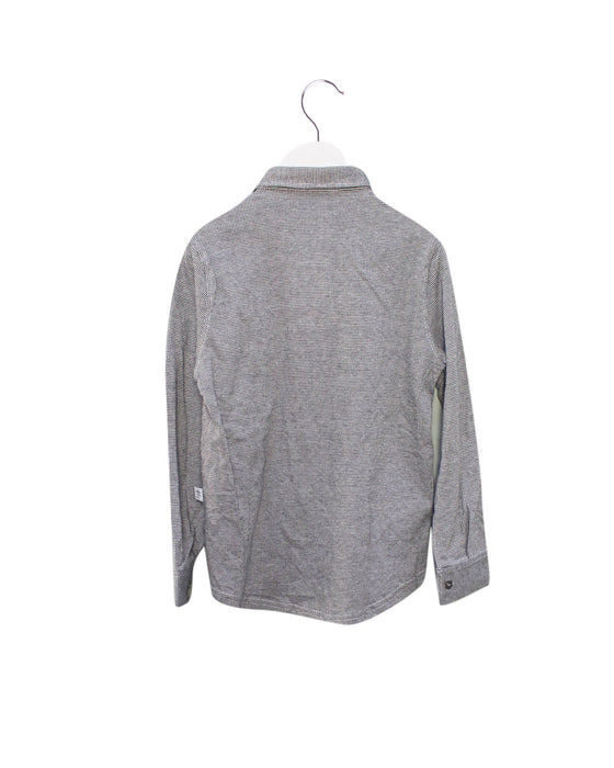 A Grey Shirts from Il Gufo in size 6T for boy. (Back View)